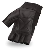 First Manufacturing Fingerless Gloves (Black, X-Large)
