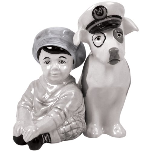 Westland Giftware The Little Rascals Magnetic Spanky and Petey Salt and Pepper Shaker Set, 3-1/2-Inch
