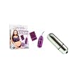 Pipedream Products Waterproof Remote Control Bullet with Batteries Purple Adult Sex Toy Kit