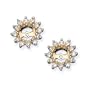 14K Yellow Gold 1/2 ct. Diamond Earring Jackets (Higher Quality)