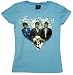 Jonas Brothers Group Aqua Sky T W/Foil Girls T-shirt - Ships in ''24'' Hours! Image