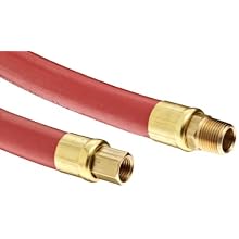 Alemite 317807-5F Volume Delivery Bucket Pump Hose, 1/4" Female NPTF x 3/8" Male NPTF