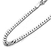 Men's Sterling Silver 3mm Italian Solid Curb Link Chain Necklace(16, 18, 20, 22, 24, 30 Inch)