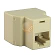 RJ45 CAT 5 6 LAN Ethernet Splitter Connector Adapter PC