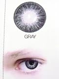 41dHXK35sYL. SL160  Cosmetic Soft Color Contact Lens 2 Tone Gray