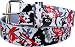 Black Guitars Printed Imitation Leather Belt