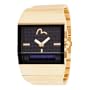 EVISU Men's EV-7013-33 Tezuka Gold-Tone Ana-Digi Stainless Steel Watch