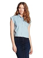 LTB Jeans Blusa Vaquera Rosey (Azul Claro)