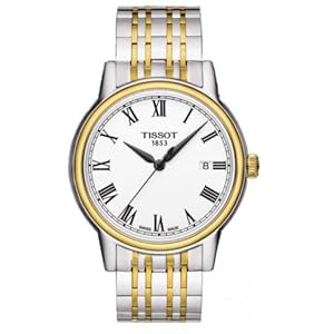 Tissot Carson White Dial Two-tone Mens Watch T0854102201300