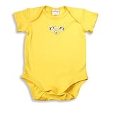 Mulberribush - Newborn Girls Short Sleeve bodysuit, Yellow