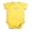 Mulberribush - Newborn Girls Short Sleeve bodysuit, Yellow (Size 0-3Months)
