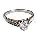 Fashion Plaza Women's Cubic Zirconia Engagement Ring R21