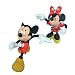 Micky Maus und Freunde Kunstharzfigur Mickey Mouse und Minnie Mouse