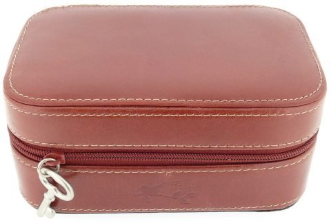 Fossil SL2420600 Damen Leder Damen Schmuckkästchen rot Kristin