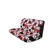 Universal-fit Hawaiian Bench Seat Cover - Red Hawaii Hibiscus Floral Print