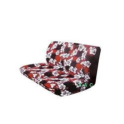 Universal-fit Hawaiian Bench Seat Cover - Red Hawaii Hibiscus Floral Print