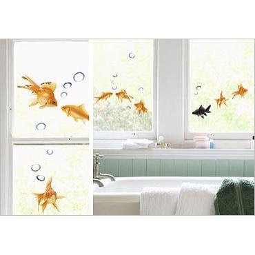 Fish Window Decor - 2 Sided No Glue, Cling - Nouvelles Images