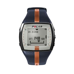 Polar FT4 Heart Rate Monitor, Blue/Orange