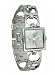 ELLE TIME Women's Sterling Silver Open Square Link Bracelet Watch #SW2831KS