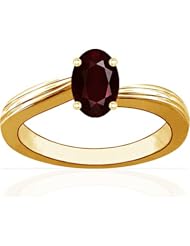 14K Yellow Gold Oval Cut Ruby Solitaire Ring (GIA Certificate)