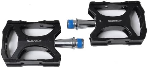 Commuter Road Bike / Fixed Gear Platform Pedals Anodized Colors, Sealed Bearing Black
