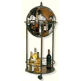Passport 2413 Serving Globe With Wine Storage by Passport