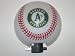 OAKLAND ATHLETICS 3-D Logo Baseball Shaped NIGHT LIGHT