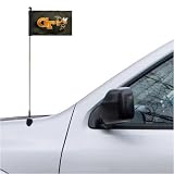 Georgia Tech Yellow Jackets Black Car Antenna Flag