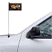 Georgia Tech Yellow Jackets Black Car Antenna Flag