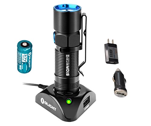 Bundle: 3 items- olight s10r ii baton 500 lumens bright…