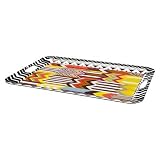 Missoni for Target Black & White Colorful Melamine Handled Serving Tray