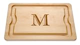 JK Adams 20-by-14-Inch Monogrammed Cutting Board, M