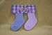Lee Middleton Blue and White Socks