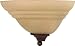 Nuvo Lighting 60/2419 Mericana 1-Light Wall Sconce with Amber Shades, Old Bronze