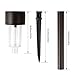 Momentum BLK-56732 Kealive Stainless Steel LED Solar Powered Path Light, 6-Piece
