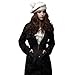 Hee grand Women Winter Faux Fur Coat Winter Coats for Women Warm Parka Jackets for Women Hood Jacket Black M 8