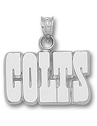 Sterling Silver Indianapolis "Colts" Pendant New