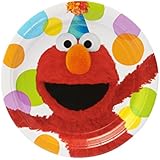 Amscam Elmo Lunch Plate, Multicolor