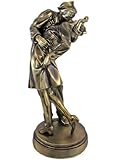 12 Inch Sailor Kissing Nurse Historic Navy Scene Resin Statue Figurine