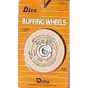 Dico 527-36-4 Cushion Sewn 4-Inch Diameter 1 2-Inch Thick Buffing Wheel by 