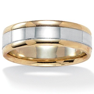 Mens 10k Gold Wedding Band