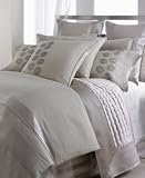 Lerba Silver Leaf platinum Queen Duvet Cover