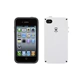 Speck Products CandyShell Case for iPhone 4 (Moonsicle White/Charcoal, Fits AT&T iPhone)