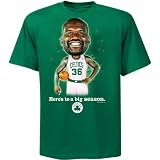 NBA Boy's Boston Celtics Shaquille O'Neal Big Head Player Tee (Kelly Green, Small)