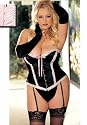 Bustier Satin W/Lce-Ribb.
