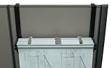 Adir Corporation 618 Cubicle Rack Blueprints Office Shelf, Black