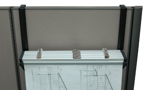 Adir Corporation 618 Cubicle Rack Blueprints Office Shelf, Black On Sale