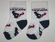 HOUSTON TEXANS Team Logo Cotton BABY BOOTIES
