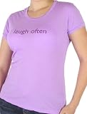 Tees For Change LAUGH OFTEN Bamboo Tee, Small