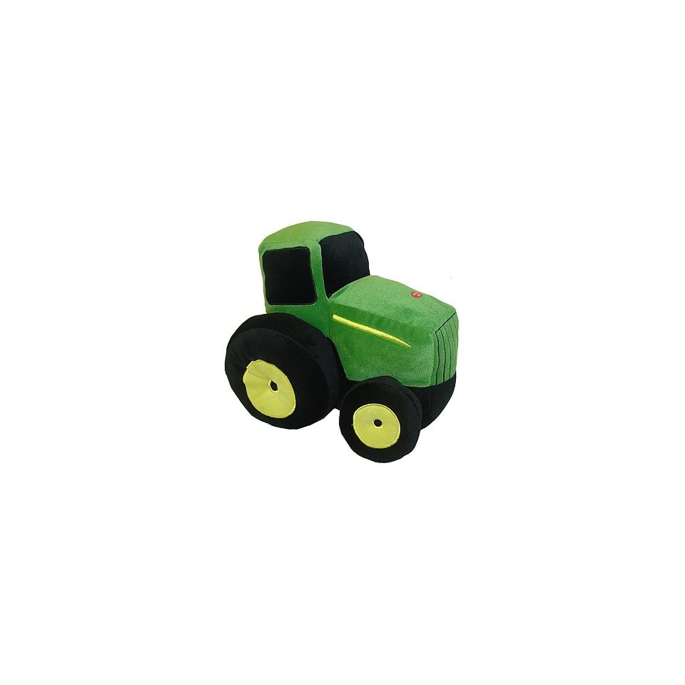 John Deere Plush Tractor Shaped Pillow W Sound Toys Games On